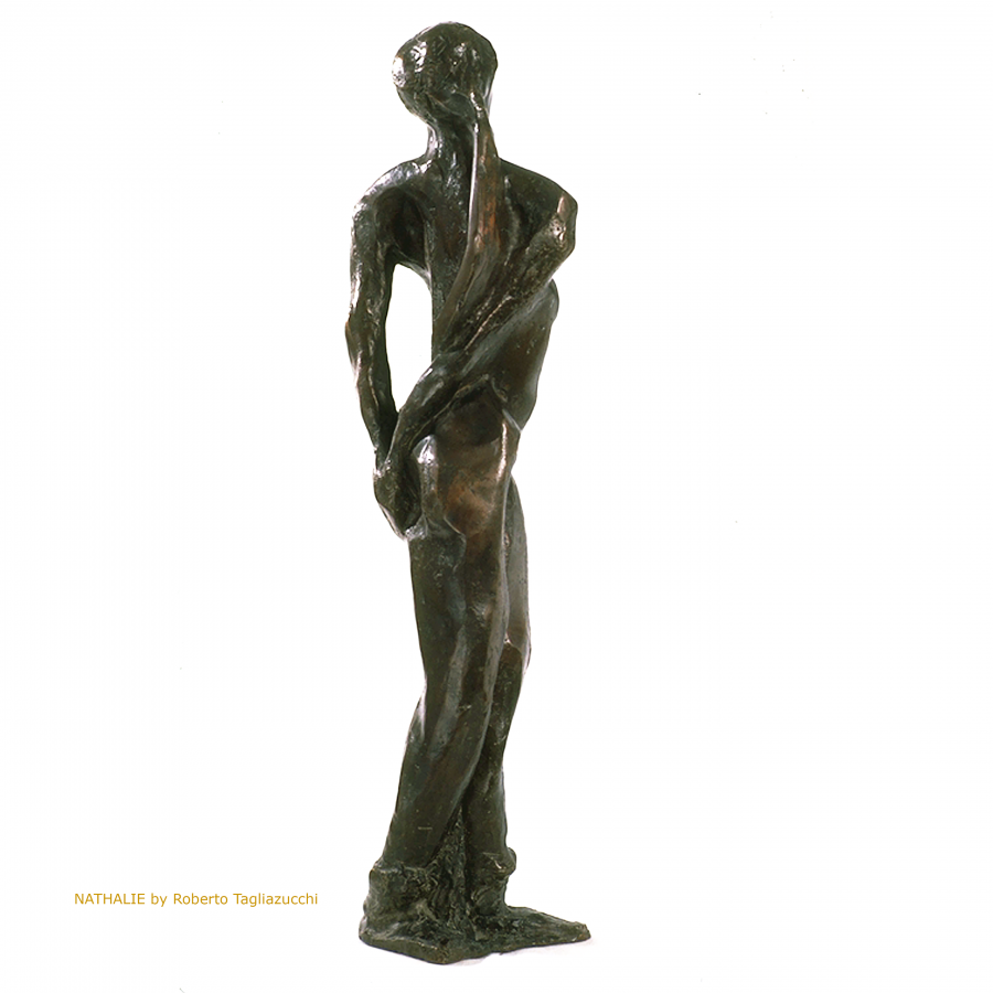 NATHALIE  - sculpture en bronze de Roberto Tagliazucchi