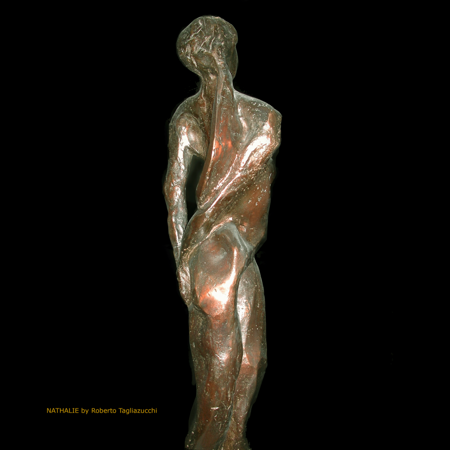 NATHALIE  - sculpture en bronze de Roberto Tagliazucchi