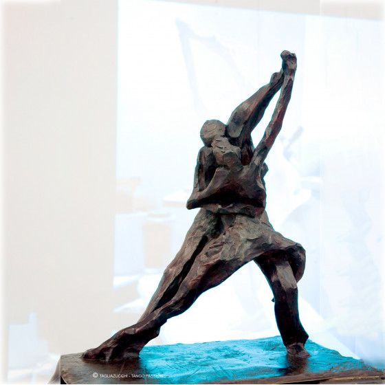 TANGO PASSION - bronze sculpture by Roberto Tagliazucchi