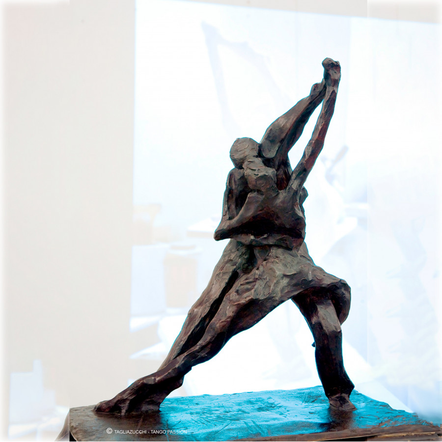 TANGO PASSION - scultura in bronzo di Roberto Tagliazucchi
