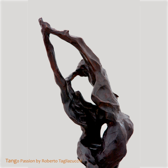 TANGO PASSION   - sculpture en bronze de Roberto Tagliazucchi