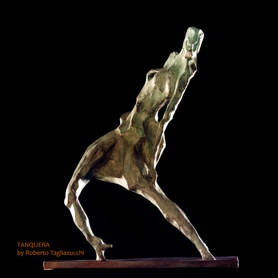 TANQUERA  - bronze sculpture by Roberto Tagliazucchi