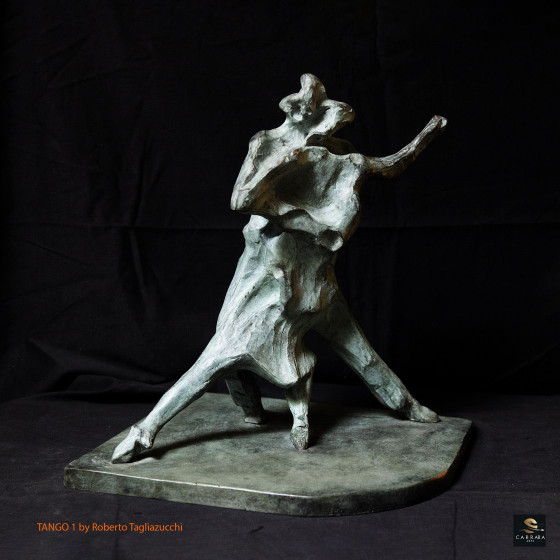 TANGO 1 - bronze sculpture by Roberto Tagliazucchi