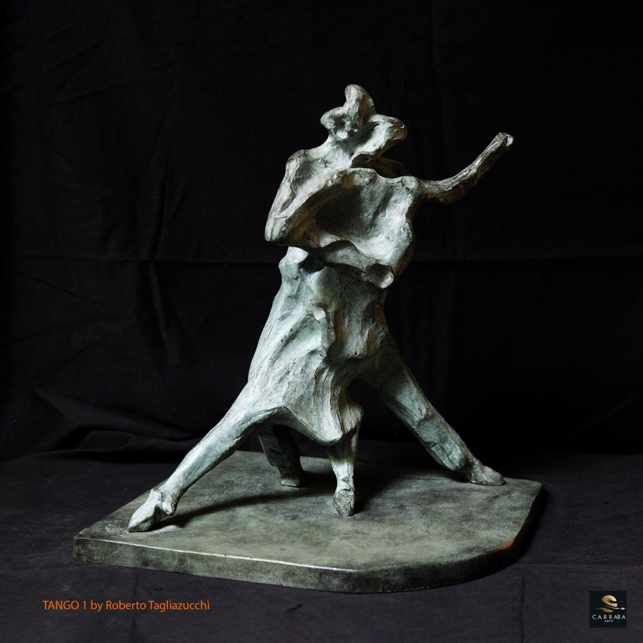 TANGO 1 - scultura bronzo di Roberto Tagliazucchi