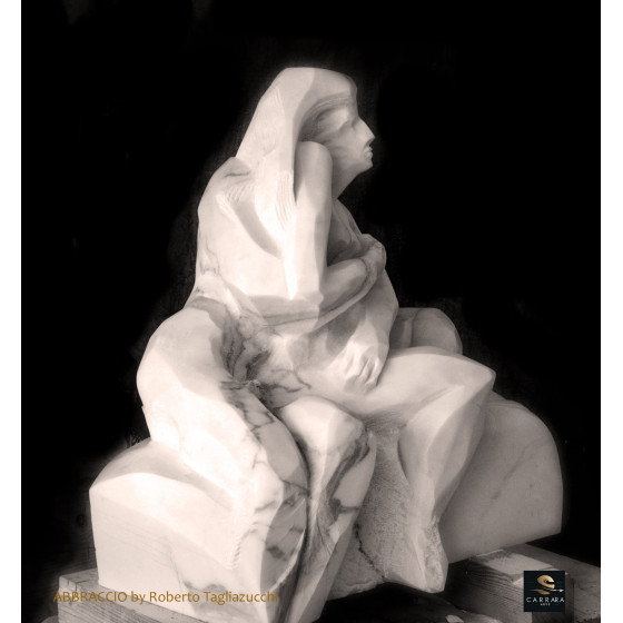 ÉTREINTE - sculture marbre di Roberto Tagliazucchi