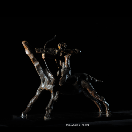 ARCIERE - scultura in bronzo di Roberto Tagliazucchi