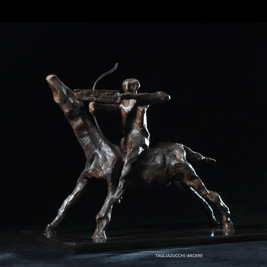 ARCIERE - bronze sculpture by Roberto Tagliazucchi