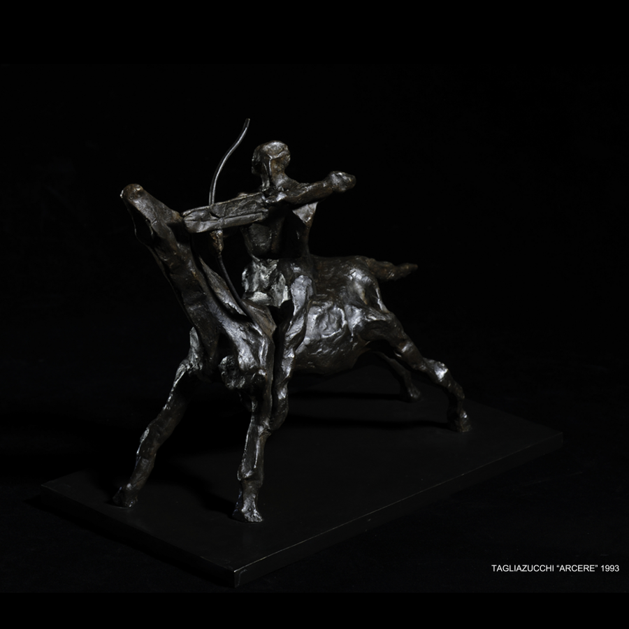 ARCIERE - sculpture en bronze de Roberto Tagliazucchi