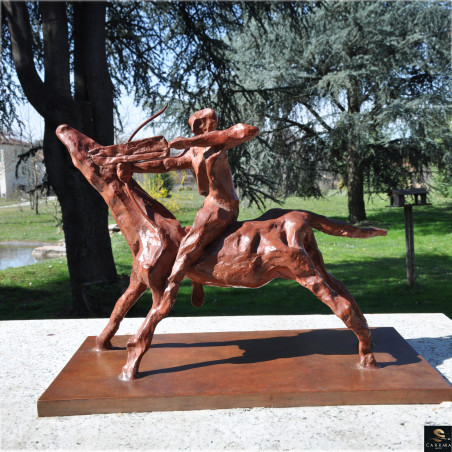 ARCIERE - sculpture en bronze de Roberto Tagliazucchi