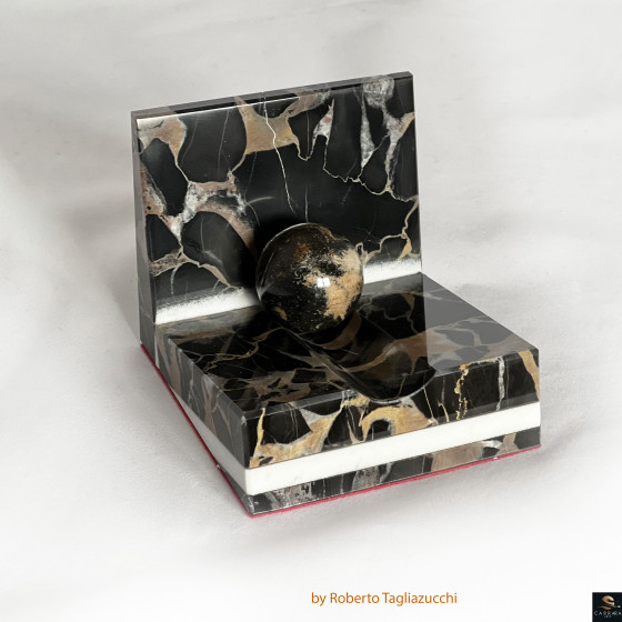 CARDBALL-Add a touch of professionalism and class to your work environment with marble accessories for the office.