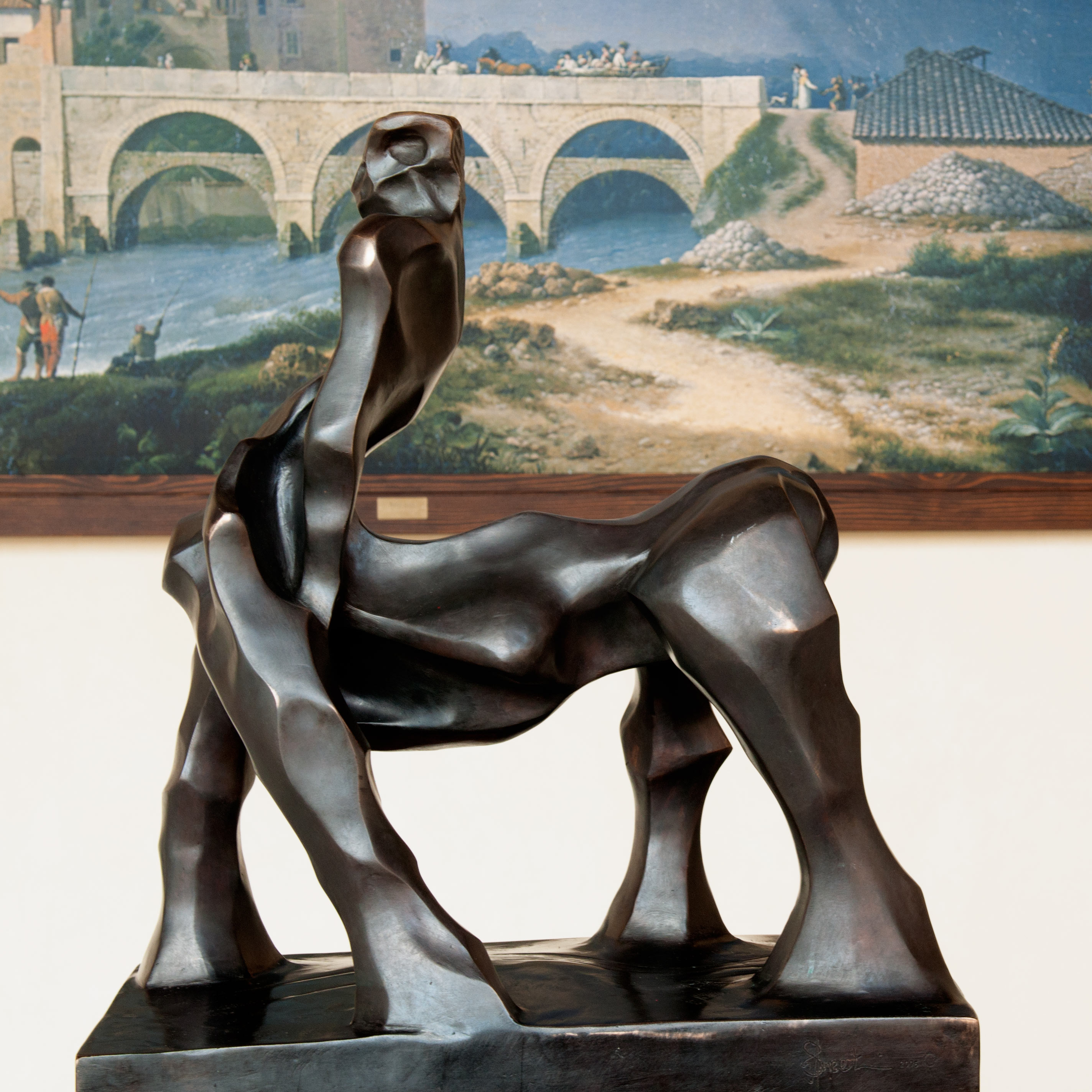 Chiron  bronze sculpture by Roberto Tagliazucchi