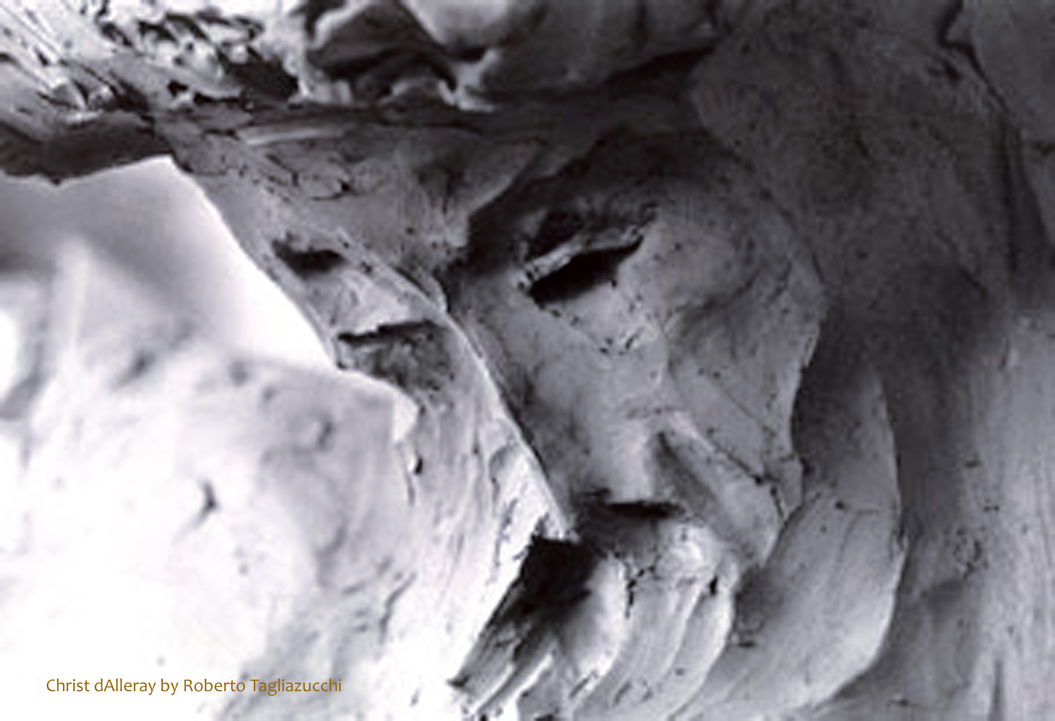 Crist  bronze sculpture by Roberto Tagliazucchi